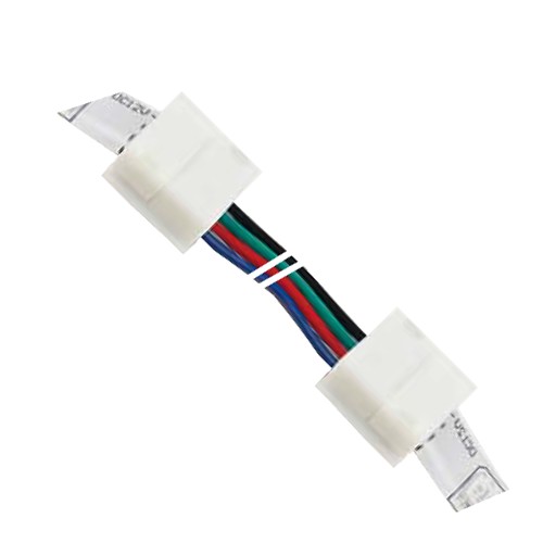 Connecteur d'angle pour relier 2 rubans LED RGB