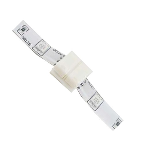 Connecteur linéaire pour relier 2 rubans LED RGB+blanc 6000°K