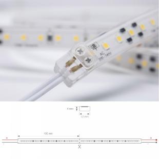 Câble gainé pour ruban RGB + blanc (au mètre) 