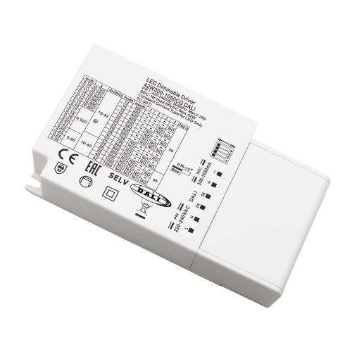Driver LED 42W  multicourant, dimmable  DALI