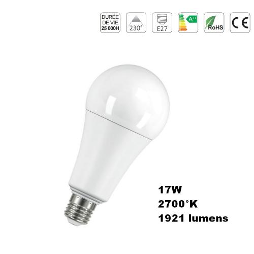 Ampoule LED standard E27 17W 2700°K 1921 lm