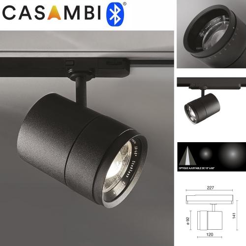 Projecteur LED accentuation zoomable 10 à 60°, dimmable via CASAMBI