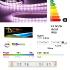 AQUA/S-18-RVB+WW  ruban LED RGB+3000°K étanche IP68 siliconé 13mm, 24V, 60 leds/mètre, 18W/mètres, 52 lm/W